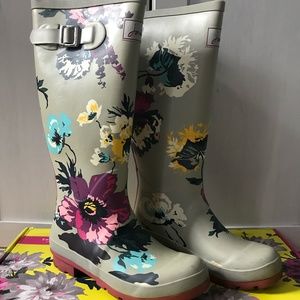 Floral Joules Wellies/Rainboots